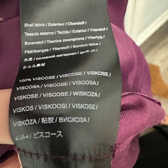 FARM Rio Purple Long Sleeve Dress - Picture 9 of 9